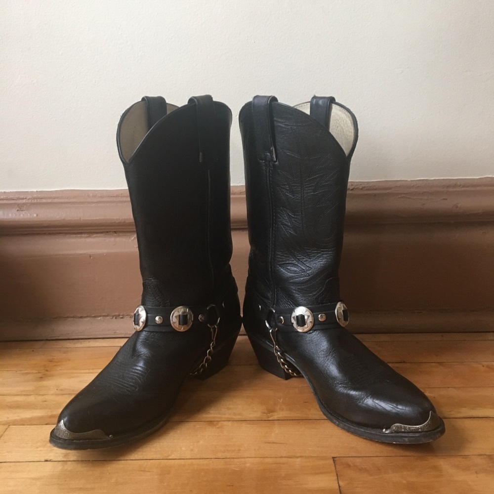 Durango Cowboy Boots w/ Concho Harness